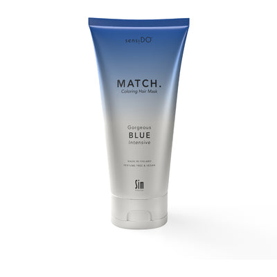 SensiDO Match Coloring Hair Mask Gorgeous Blue (Intensive) - Sävyttävä Hiusnaamio Sininen 200 ml