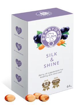 BerryOMG Silk & Shine - Täydennysravinto Koirille ja Kissoille 90 kaps.