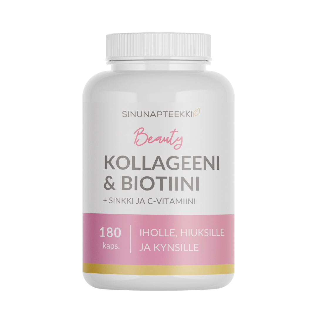 Sinunapteekin Beauty Kollageeni & Biotiini 180 kaps. - Sinunapteekki.fi