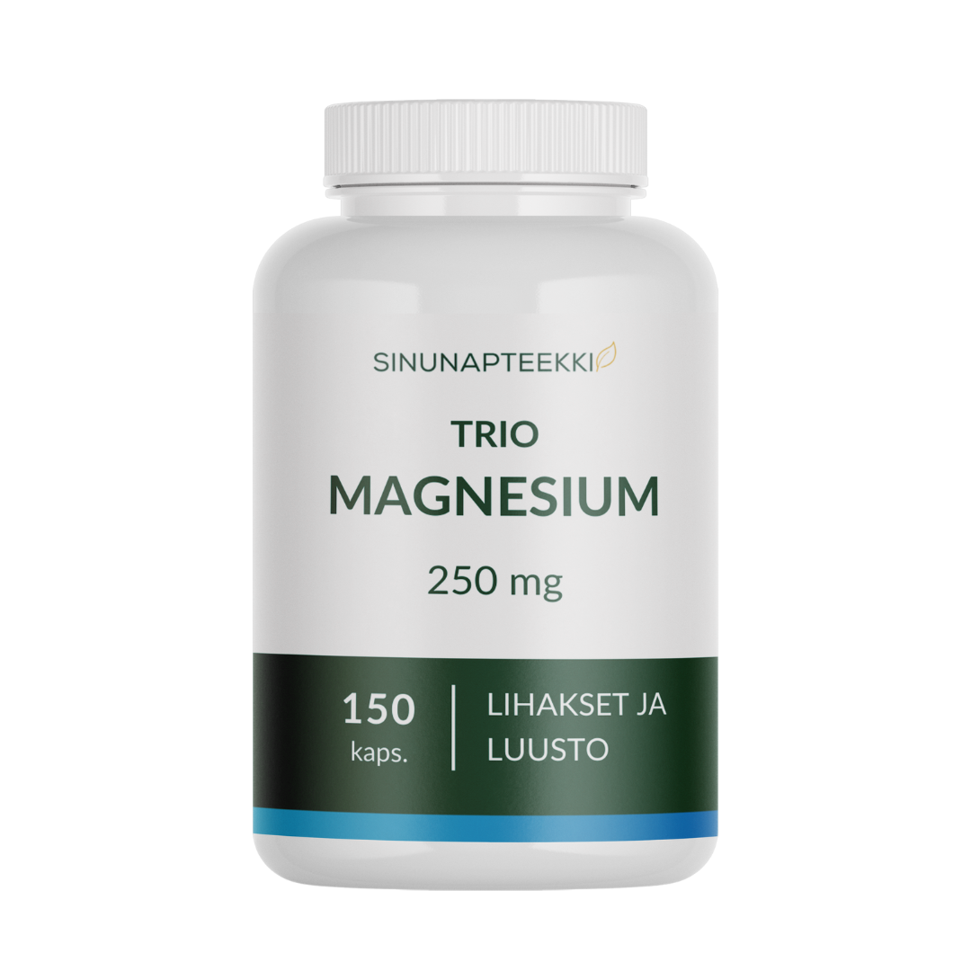 Sinunapteekin Trio Magnesium 250 mg 150 kaps.