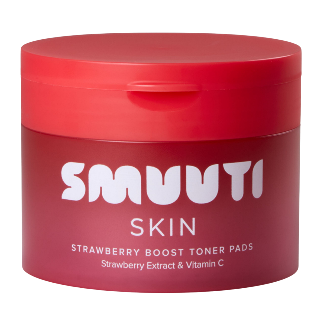 Smuuti Skin Strawberry Boost Toner Pads - Kasvovesilaput 60 kpl - Sinunapteekki.fi