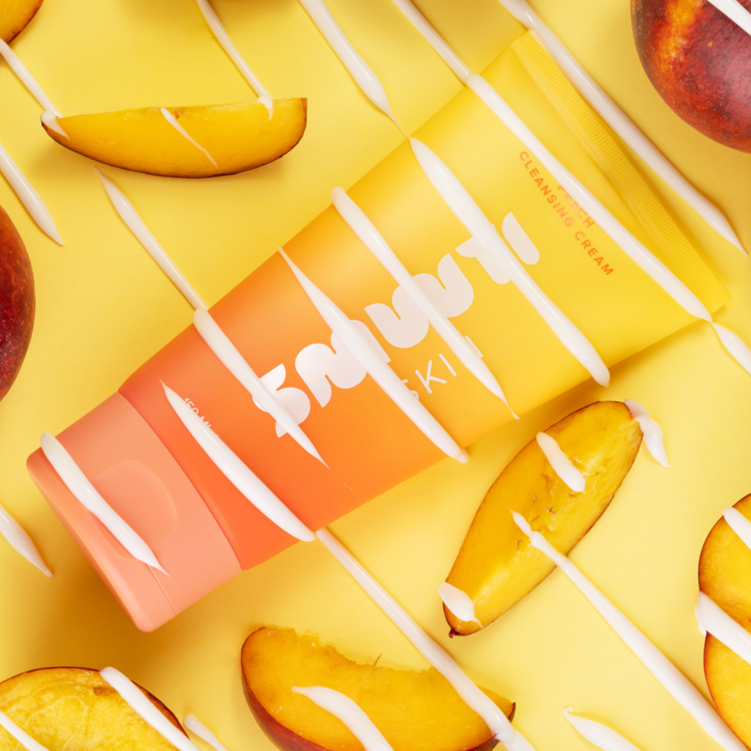 Smuuti Skin Peach Cleansing Cream - Puhdistusvoide 150 ml keramidit persikka koostumus fiiliskuva sinunapteekki.fi