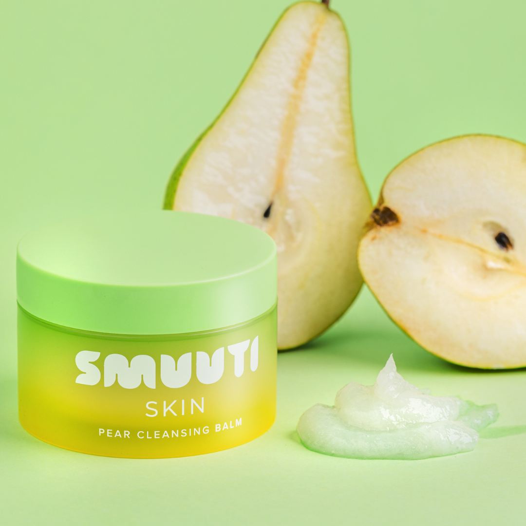 Smuuti Skin Pear Cleansing Balm - Puhdistusbalmi 100 ml fiiliskuva koostumus kasvojen kuorinta päärynä sinunapteekki.fi