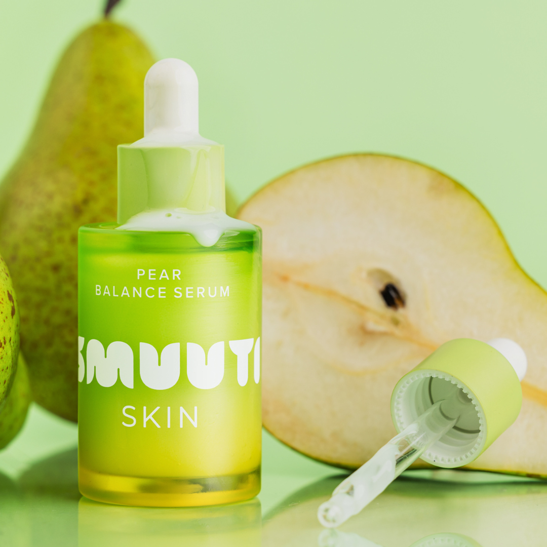 Smuuti Skin Pear Balance Serum 30 ml rauhoittava kasvoseerumi päärynä koostumus fiilis sinunapteekki.fi