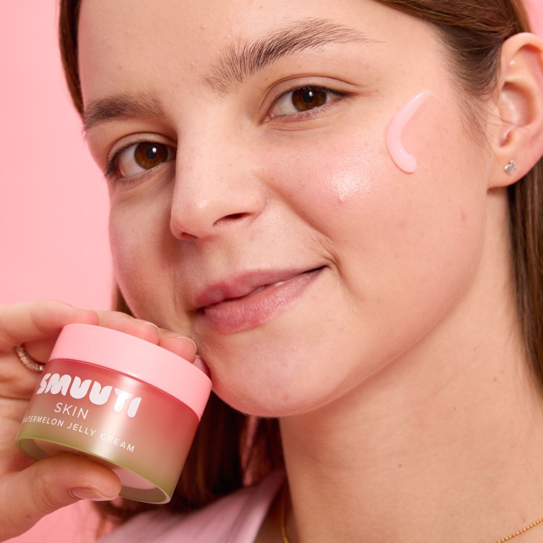 Smuuti Skin Watermelon Jelly Cream - Kasvovoide 50 ml koostumus kosteuttava vesimeloni fiiliskuva sinunapteekki.fi