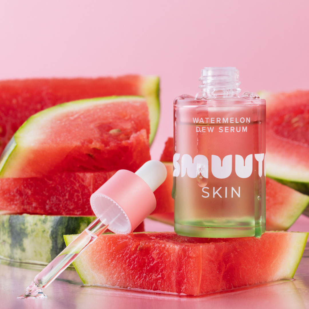 Smuuti Skin Watermelon Dew Serum - Seerumi 30 ml vesimeloni koostumus kosteuttava fiiliskuva sinunapteekki.fi