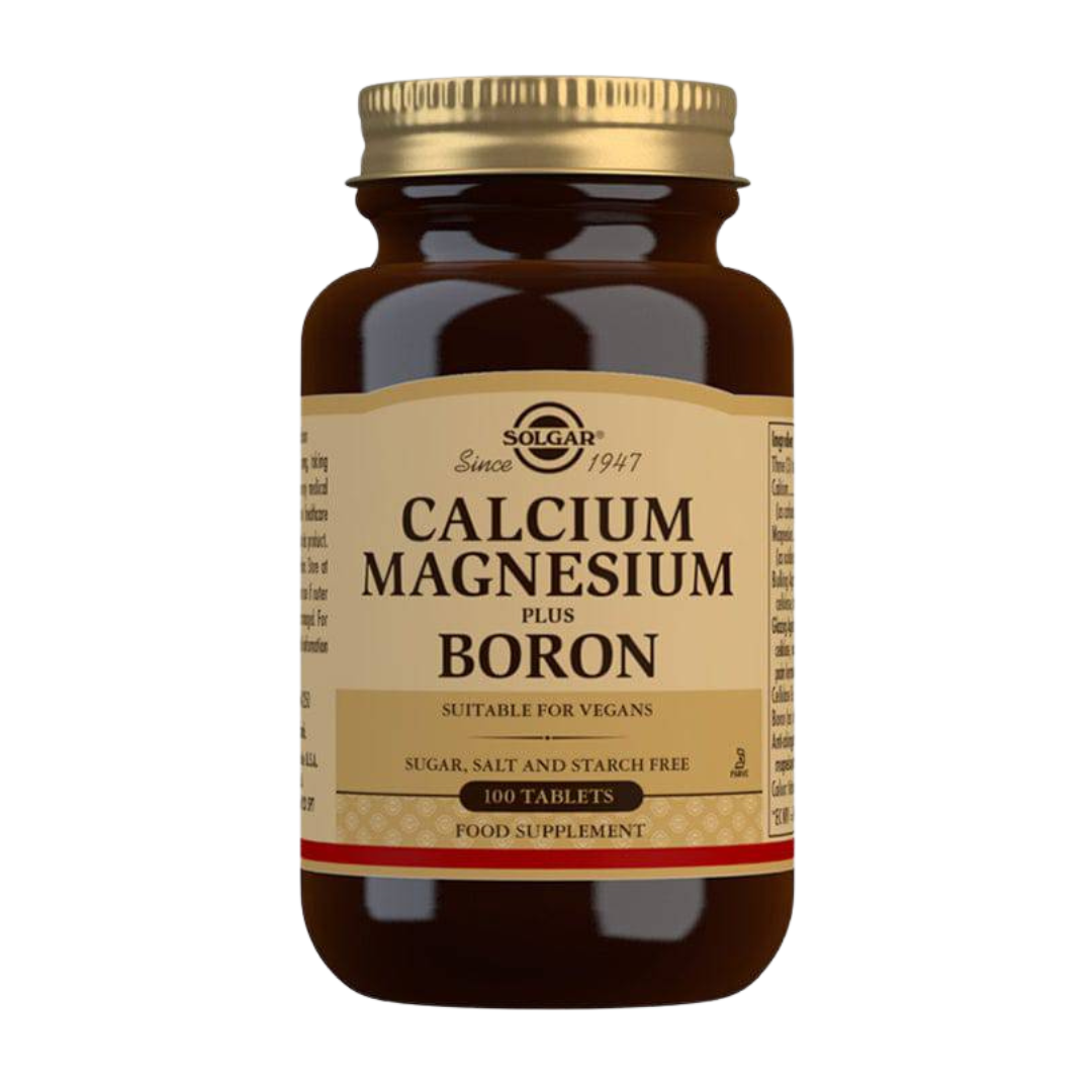 Solgar Calcium Magnesium + Boron - Kalsium, Magnesium + Boori 100 tabl.