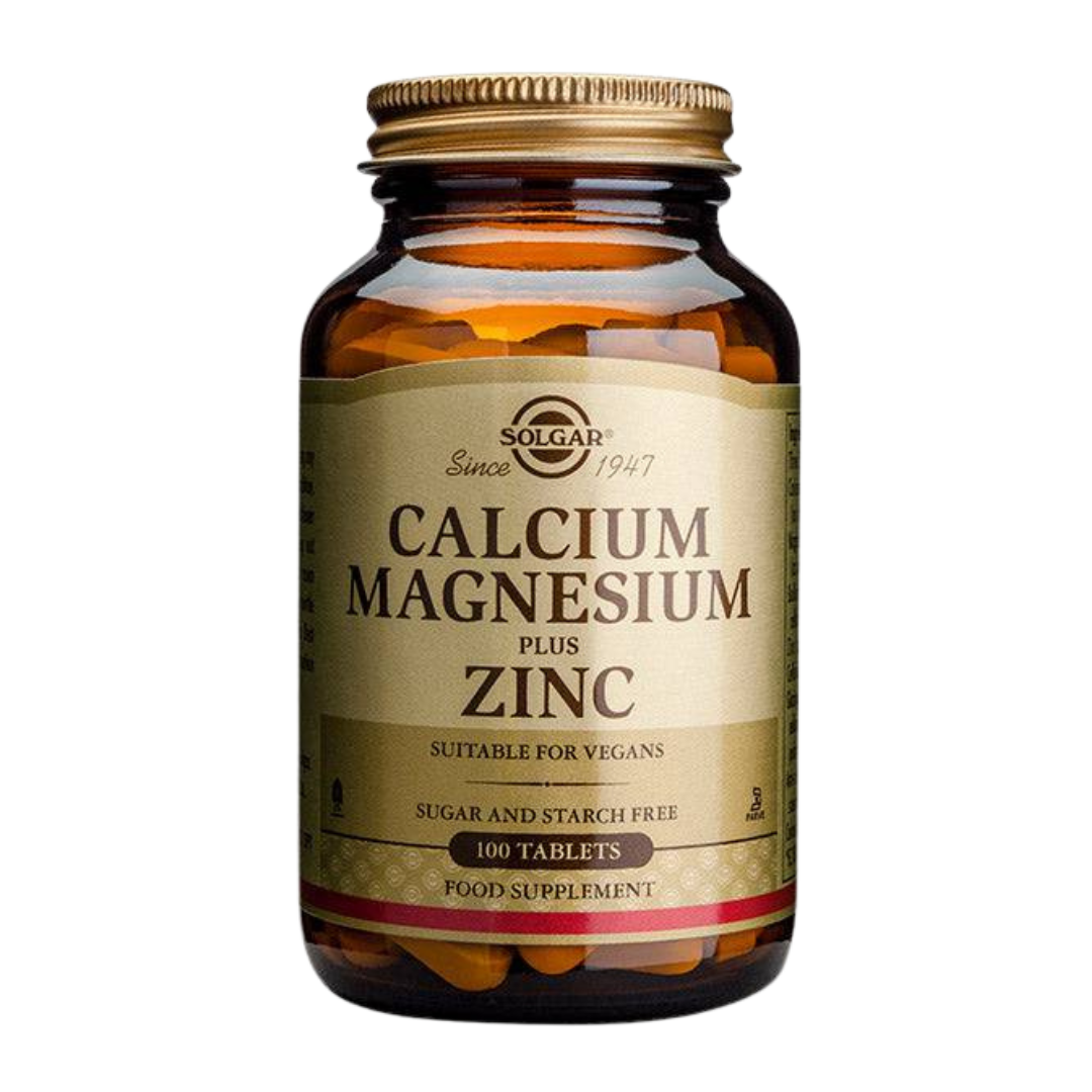 Solgar Calcium Magnesium Plus Zinc - Kalsium-magnesium-sinkki 100 tabl.