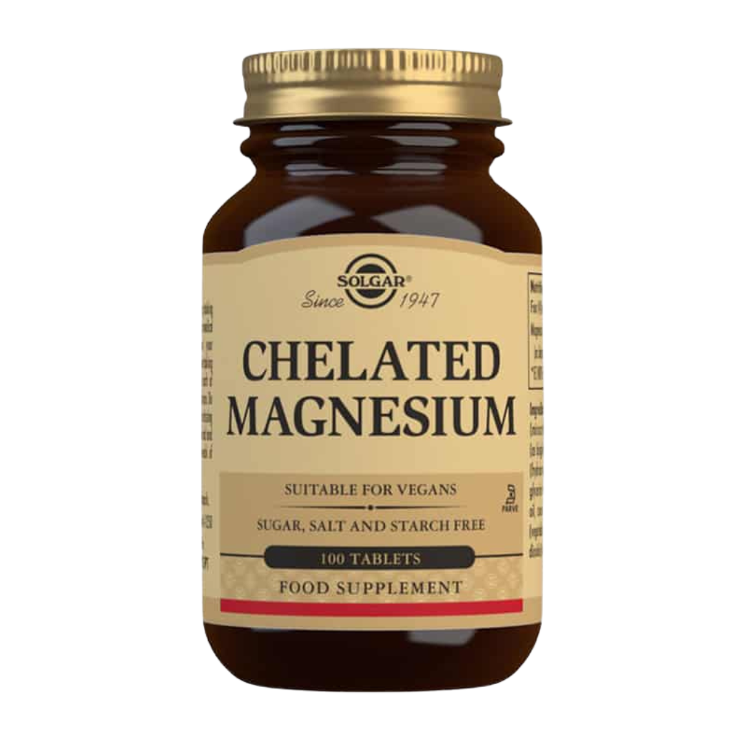 Solgar Chelated Magnesium - Magnesiumkelaatti 100 tabl.