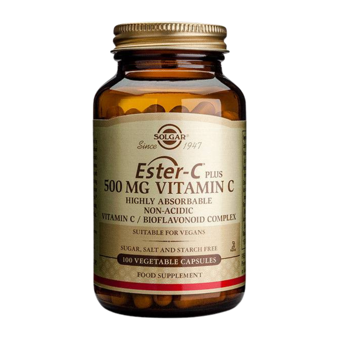 Solgar Ester C-Plus 500 mg - C-vitamiini 100 kaps.