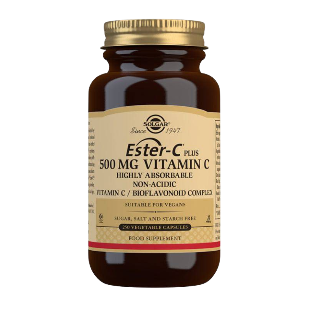 Solgar Ester-C-Plus 500 mg - C-vitamiinivalmiste 250 kaps.