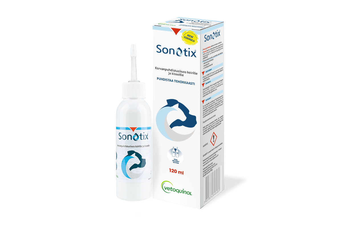 Sonotix Korvanpuhdistusliuos 120 ml