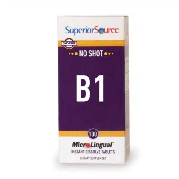 Superior Source NO SHOT B1 Vitamin 100 mg - B1-vitamiini 100 tabl.