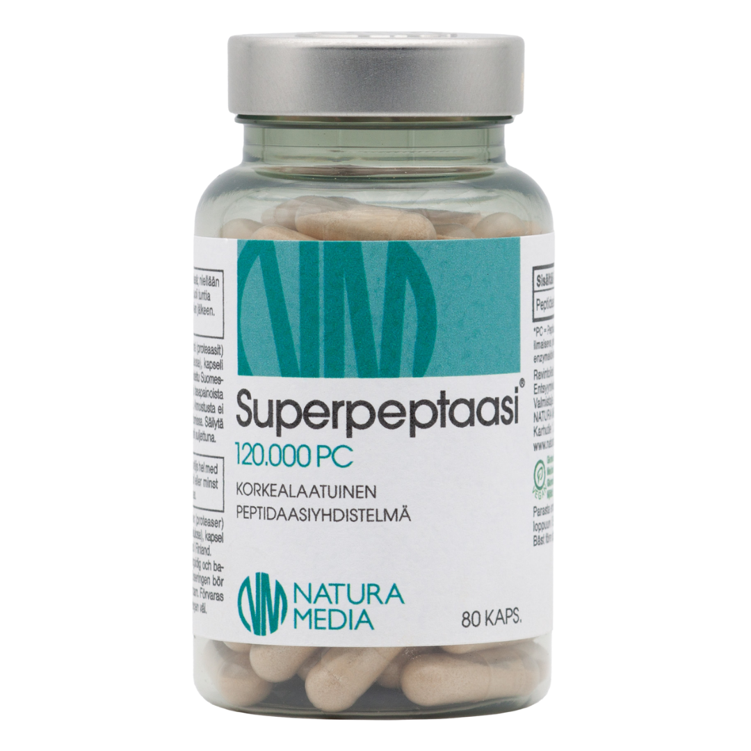 Natura Media Superpeptaasi 80 kaps.