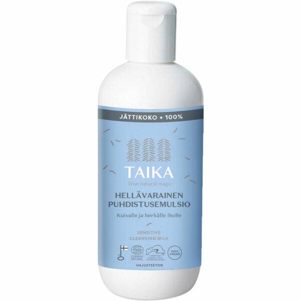 Taika Sensitive Cleansing Milk - Hellävarainen puhdistusemulsio JÄTTIKOKO 300 ml