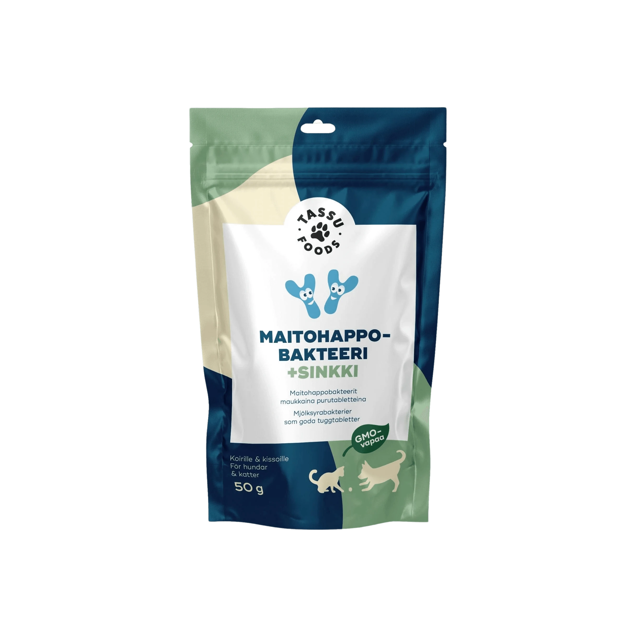 Tassu Foods Maitohappobakteeri Sinkki Koirille Ja Kissoille 120 Pu tassu-foods-maitohappobakteeri-sinkki-koirille-ja-kissoille-120-pu