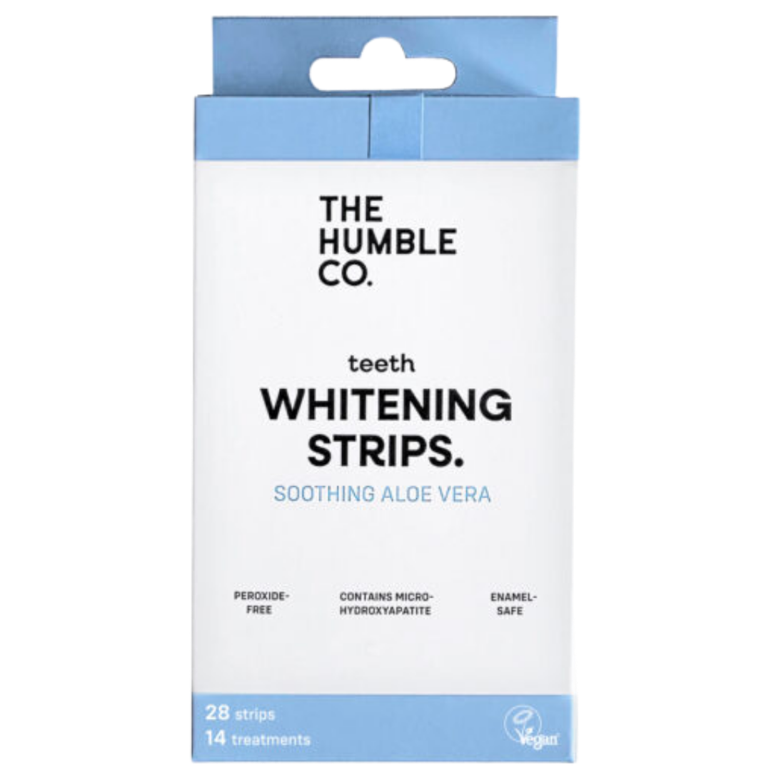 The Humble Co. Teeth Whitening Strips - Valkaisuteipit Aloe Vera 28 kpl