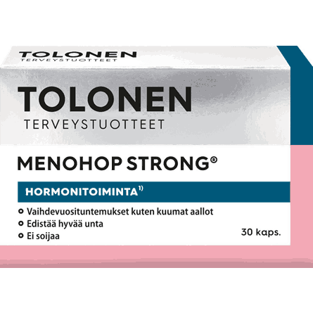 Tolonen MenoHop Strong 30 kaps. - Vaihdevuosiin - päiväys 31/08/2024