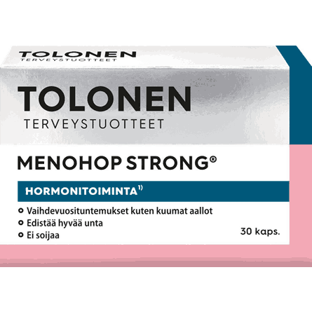 Tolonen MenoHop Strong 30 kaps. - Vaihdevuosiin - päiväys 31/08/2024