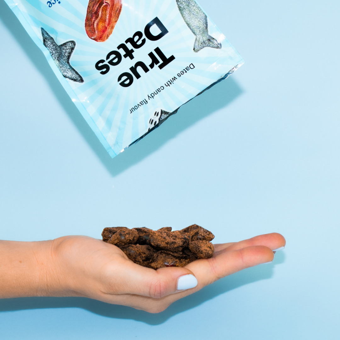 True Dates Salty Liquorice, taatelimakeinen, karkkitaateli, salmiakki, herkku