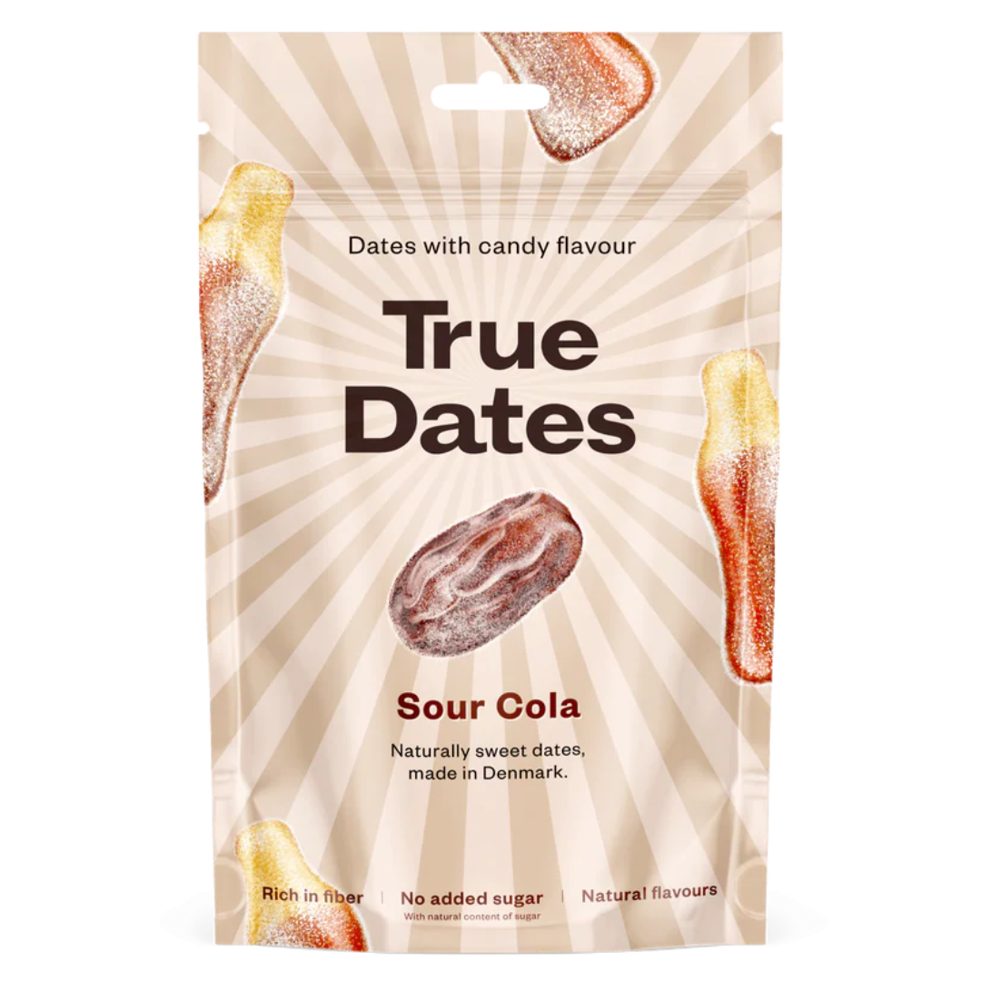True Dates Sour Cola - Taatelimakeinen Kirpeä Kola 100 g - sinunapteekki.fi