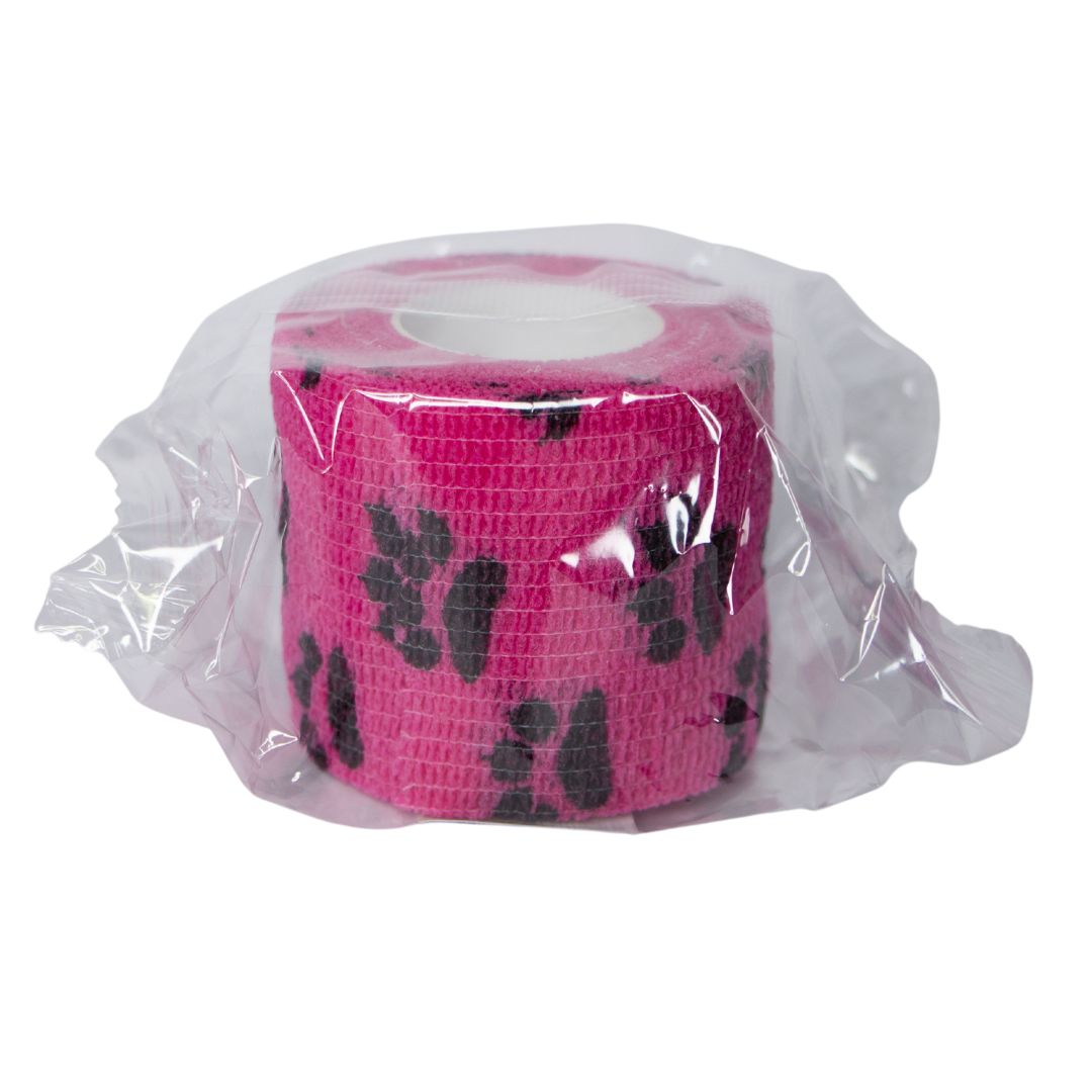 Itseensä kiinnittyvä Tukiside Eläimille 5 cm x 4,5 m Pinkki 1 kpl - Sinunapteekki.fi