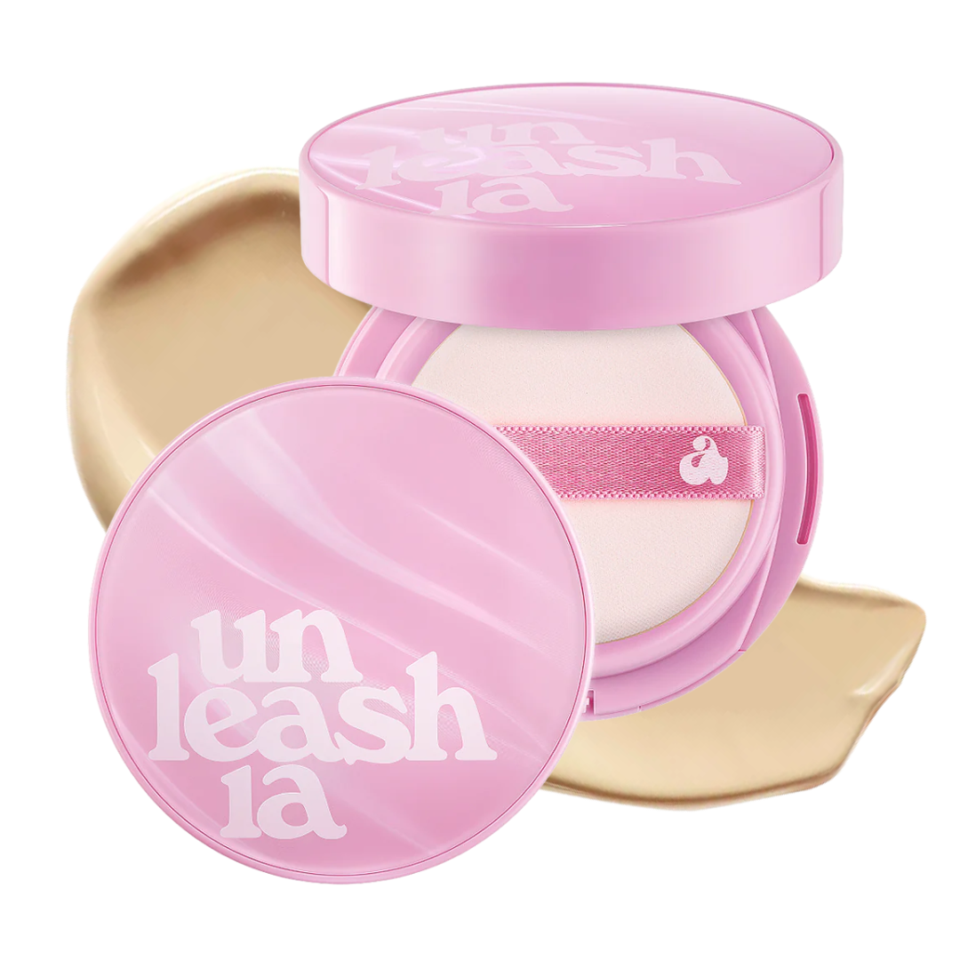 Unleashia Don't Touch Glass Pink Cushion - Meikkivoide 21N Hyaline 15 g
