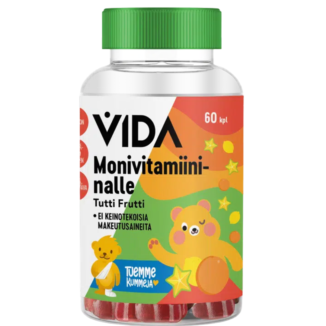 Vida Monivitamiininalle Tutti Frutti 60 kpl