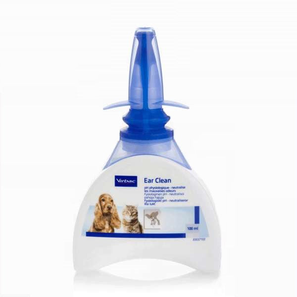 Virbac Ear Clean 100 ml - Fysiologinen korvanpuhdistaja koirille ja kissoille