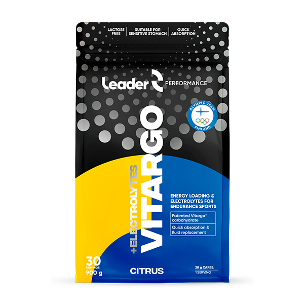 Leader Performance Vitargo + Electrolytes Citrus - Elektrolyyttijauhe Citrus 900 g