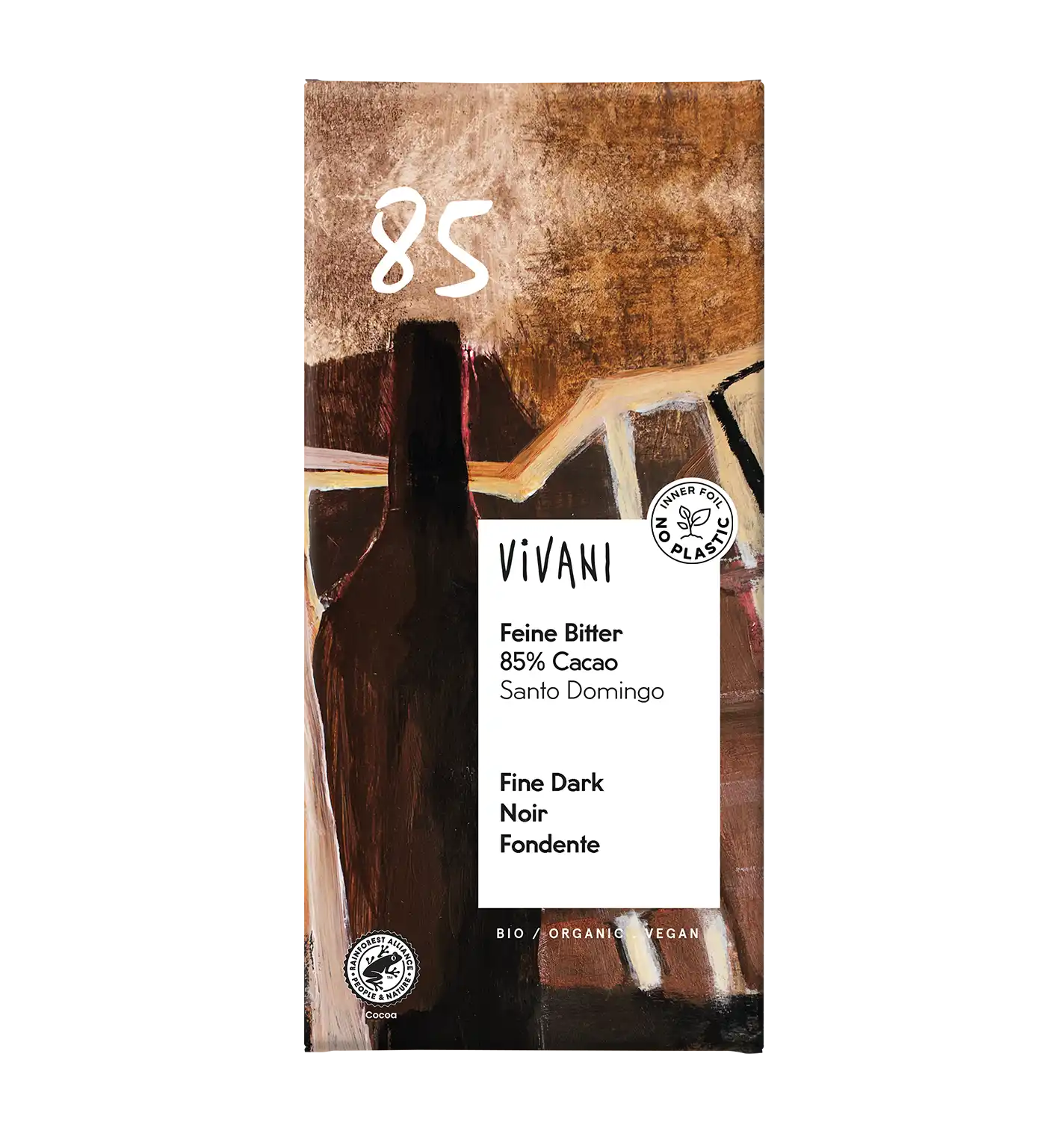 Vivani Fine Dark Cacao - Luomu Tummasuklaa 85 % 100 g