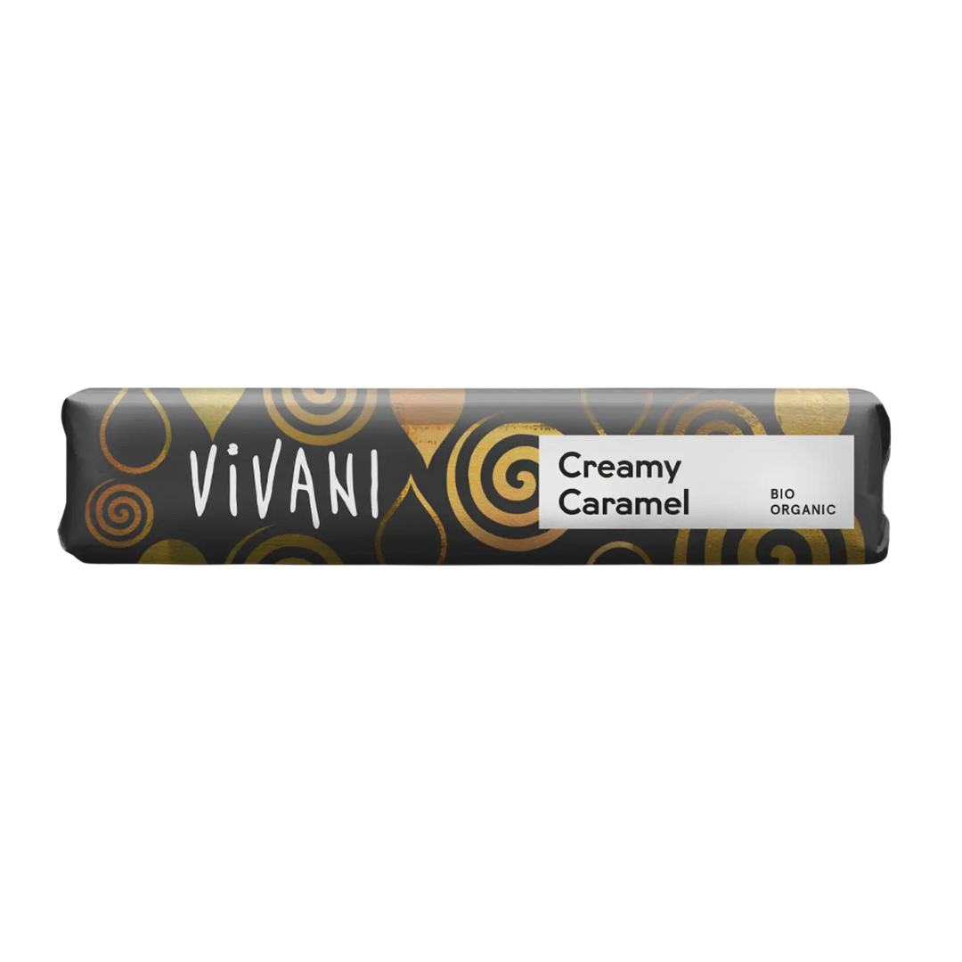Vivani Creamy Caramel - Luomu Kermatoffee Suklaapatukka 40 g