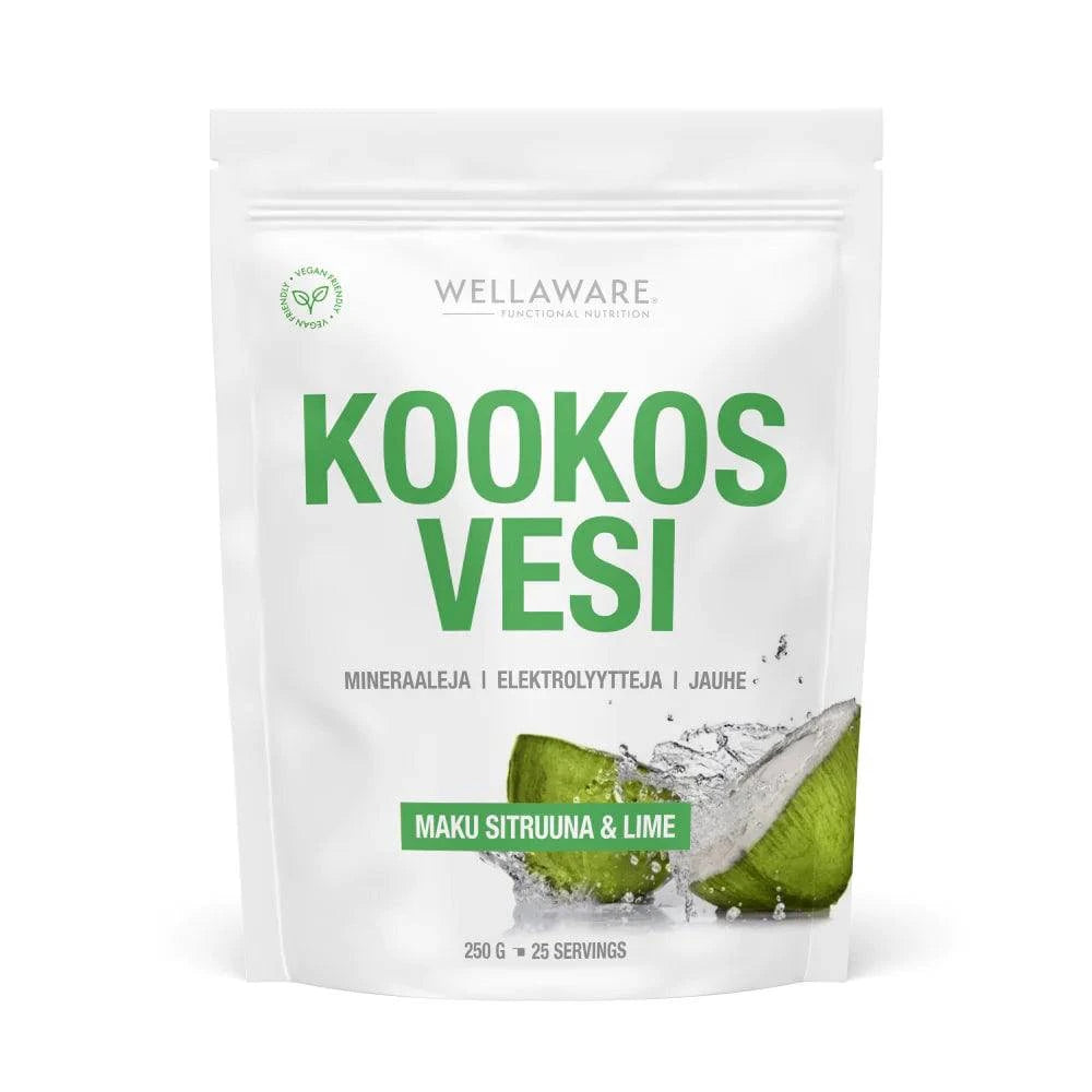 WellAware Kookosvesijauhe Sitruuna & Lime 250 g