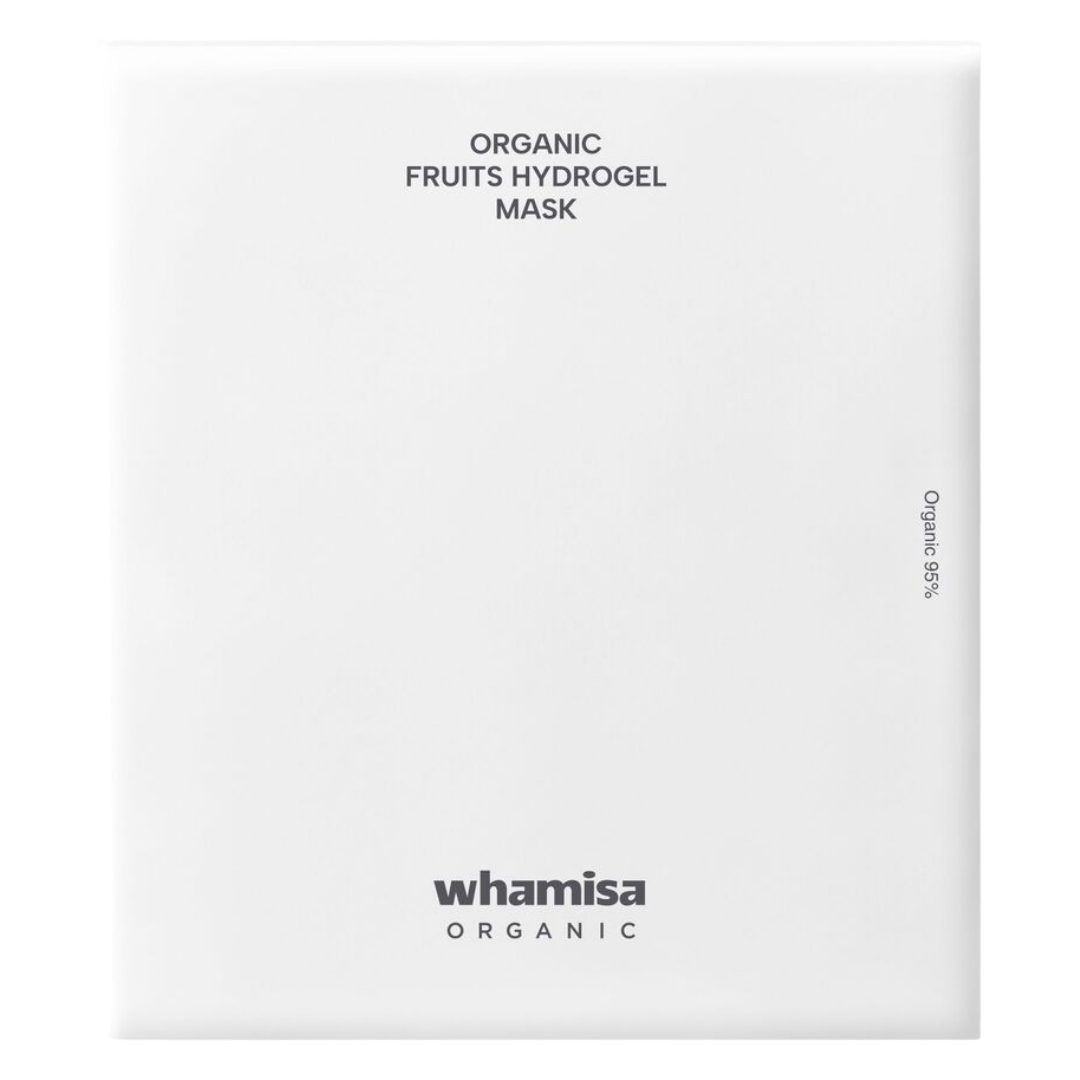 Kosteuttava ja kirkastava Whamisa Organic Fruits Hydrogel Mask - Hydrogeelinaamio