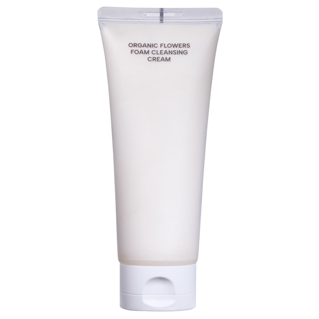Whamisa Organic Flowers Foam Cleansing Cream - Vaahtoava puhdistusvoide 150 ml