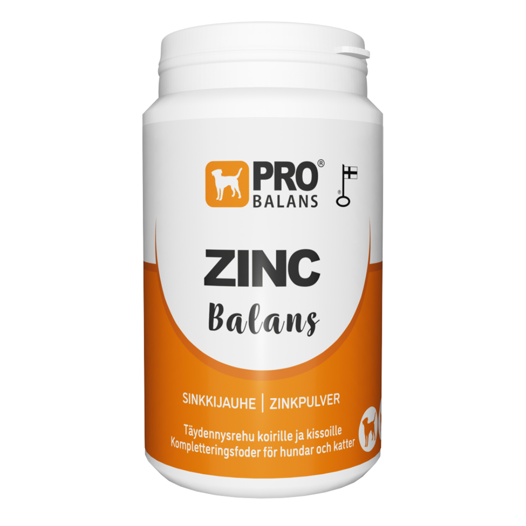 Probalans Zincbalans - Sinkkijauhe koirille ja kissoille 120 g