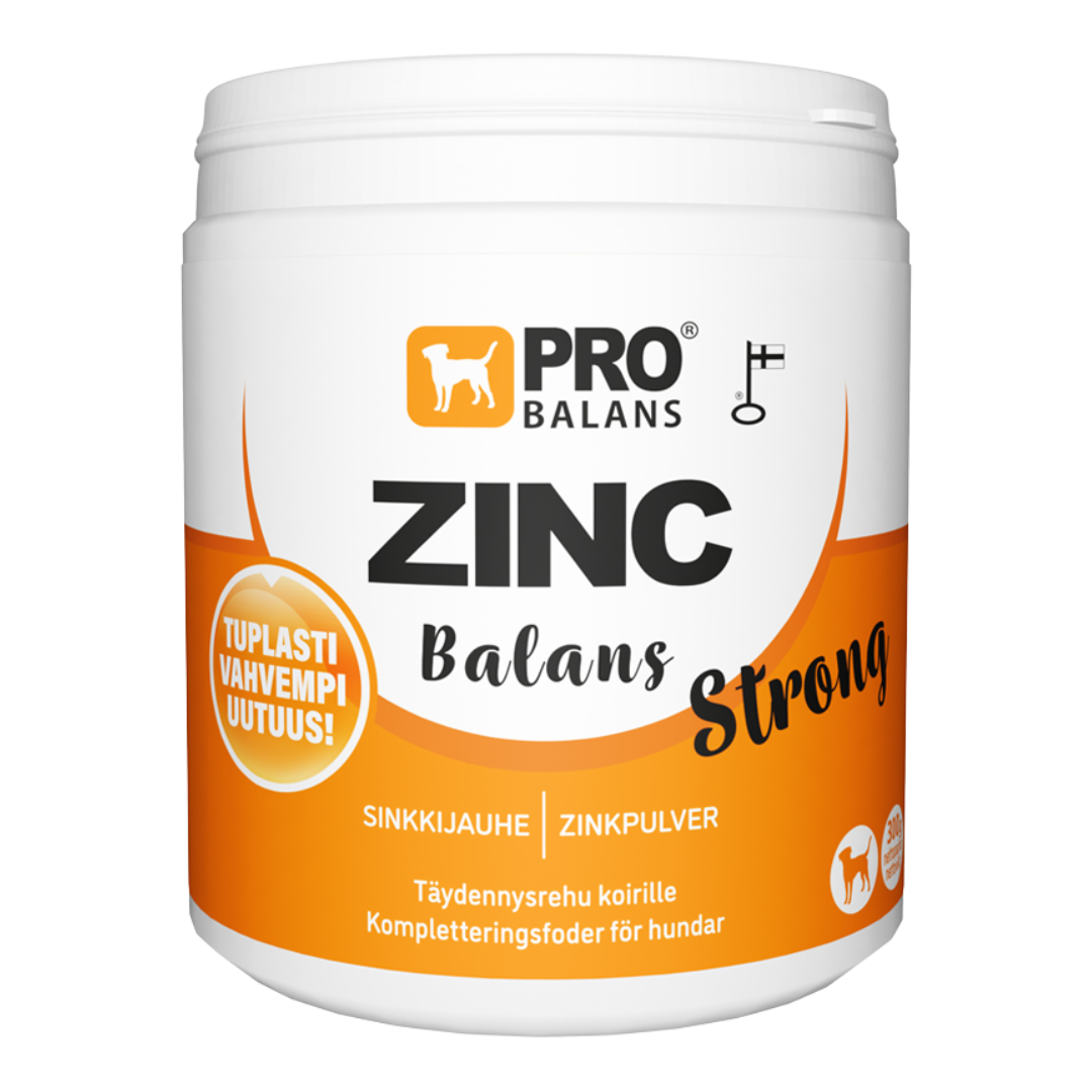 Probalans Zincbalans Strong - Sinkkijauhe koirille 300 g
