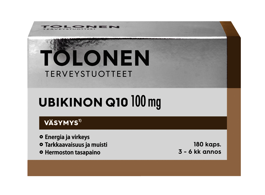 Tolonen Ubikinon Q10 100 mg 180 kaps.