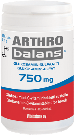 Arthrobalans 750 mg Glukosamiini 180 tabl. - Sinunapteekki.fi