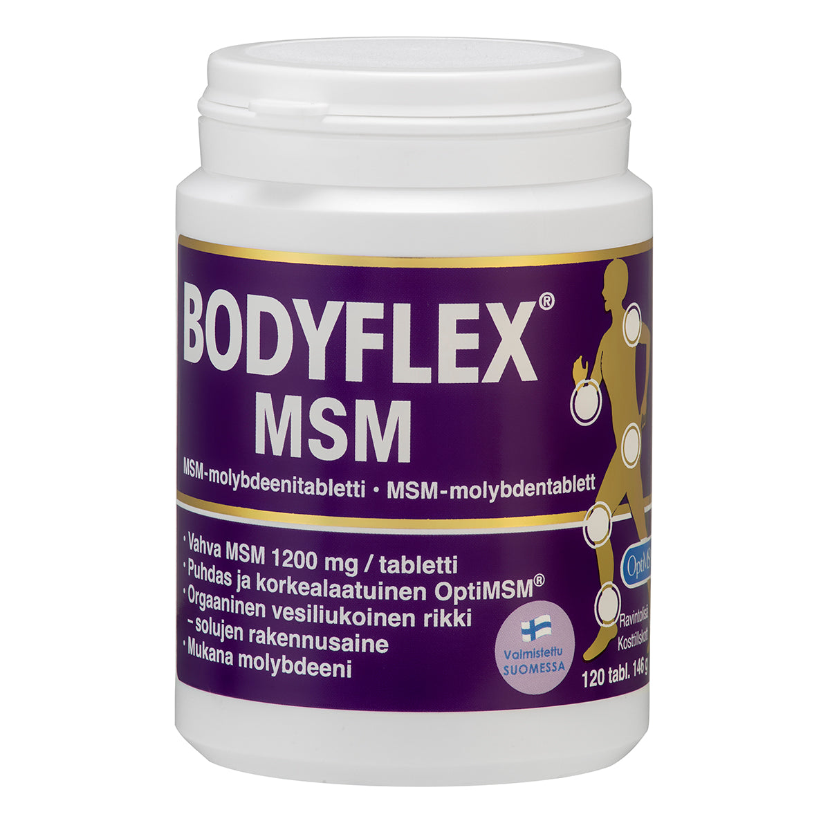 Bodyflex MSM - Molybdeeni 120 tabl.