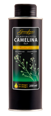 Greenfinn's Kylmäpuristettu Camelinaöljy 250 ml - erä