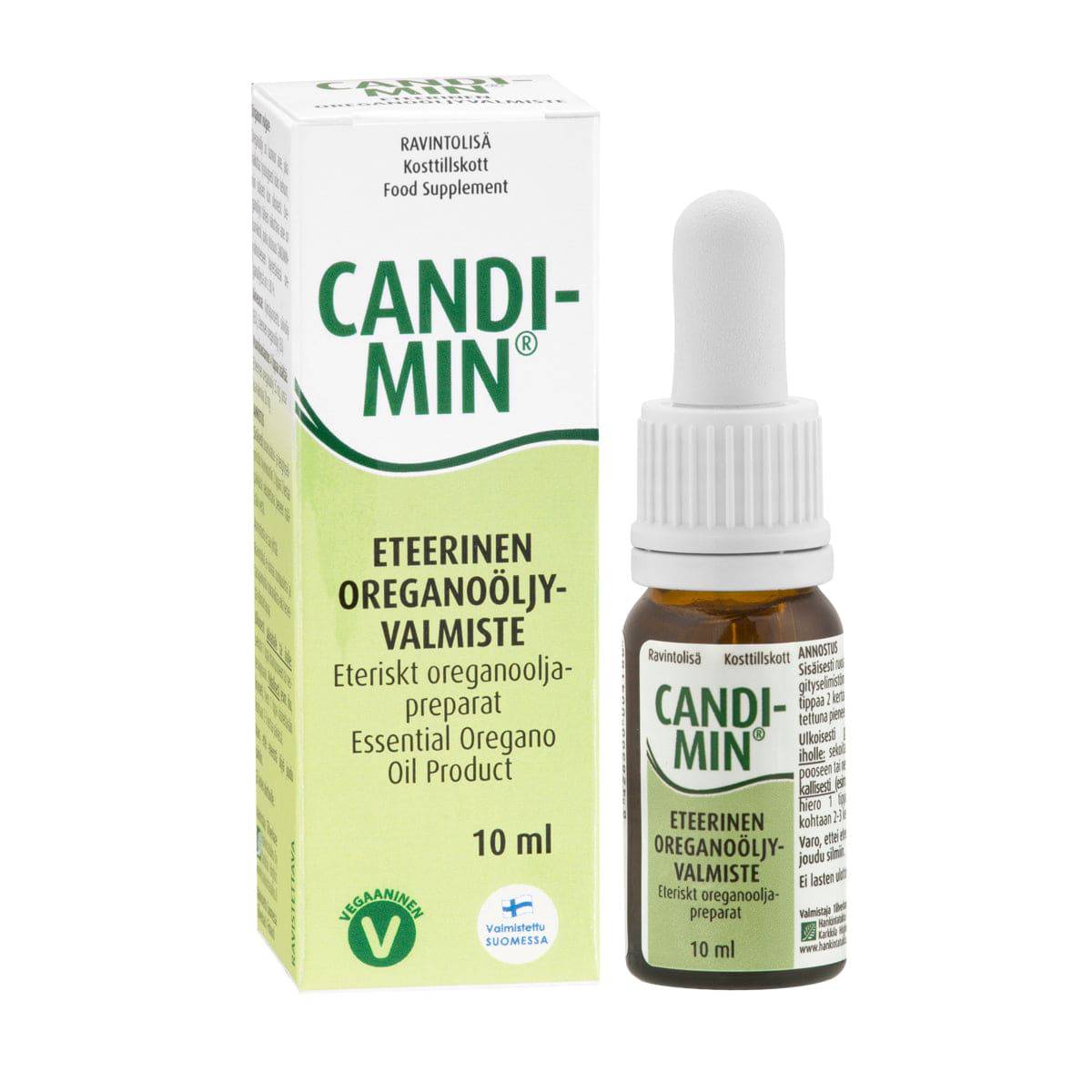 Candimin - Eteerinen oreganoöljyvalmiste 10 ml - Sinunapteekki.fi