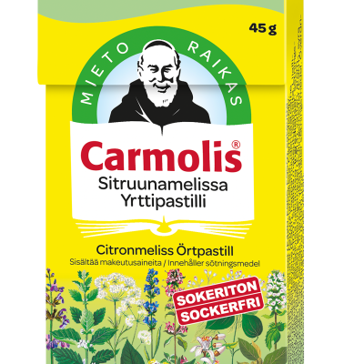 Carmolis Sitruunamelissa Yrttipastilli 45 g