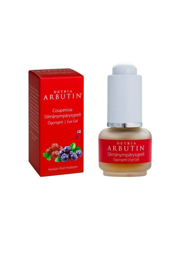 Detria Arbutin Couperosa silmänympärysgeeli 15 ml - Sinunapteekki.fi