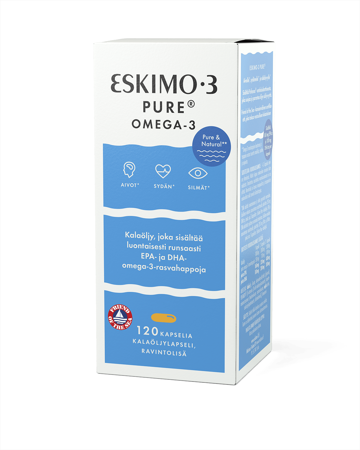 Eskio-3 Pure Kalaöljykapseli 120 kaps.