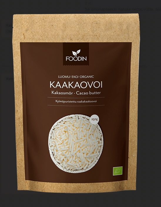 Foodin Kaakaovoi 250 g