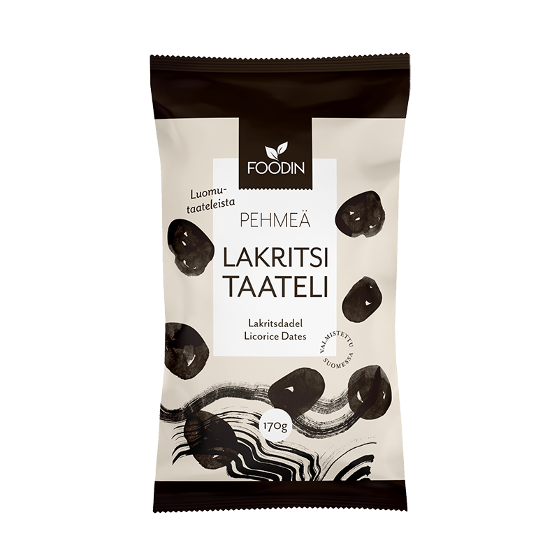 Foodin Lakritsitaateli Luomu - Sinunapteekki.fi
