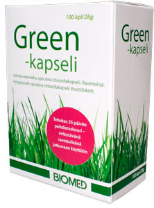 Biomed Green-kapseli 100 kaps. - poistuu
