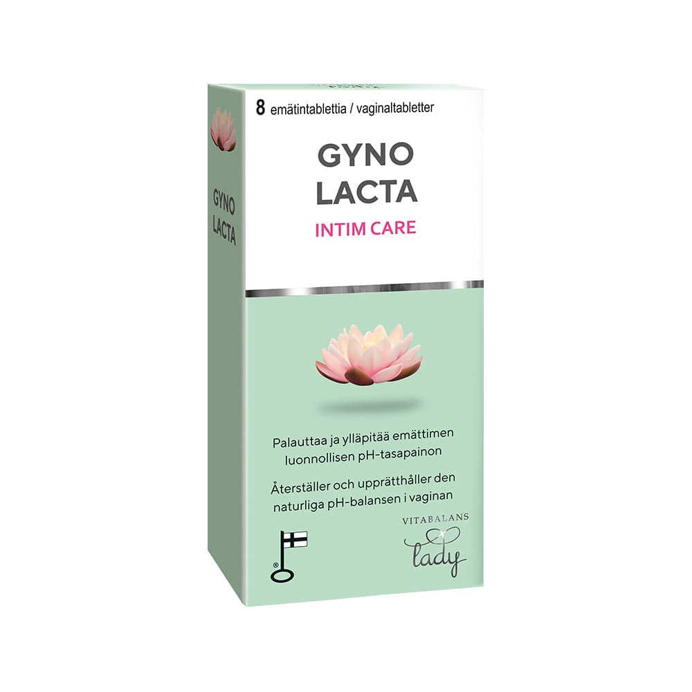 Gynolacta - 8 emätintablettia - Sinunapteekki.fi