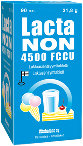 Lactanon 4500 FCCU - Laktaasientsyymitabletti 90 tabl.